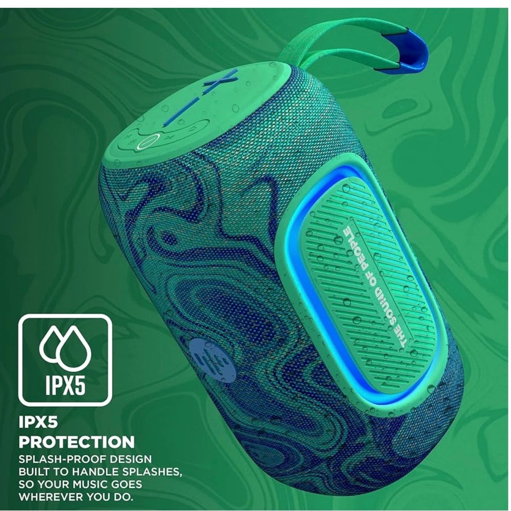 Strom Burst Mini Bluetooth Speaker - Green and Blue - Picture 3 of 6